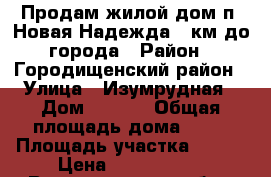 Продам жилой дом п. Новая Надежда 6 км до города › Район ­ Городищенский район › Улица ­ Изумрудная › Дом ­ 12/2 › Общая площадь дома ­ 57 › Площадь участка ­ 508 › Цена ­ 1 400 000 - Волгоградская обл., Городищенский р-н, Новая Надежда п. Недвижимость » Дома, коттеджи, дачи продажа   